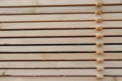 Closeup pattern cutting wood stack for background Foto stock