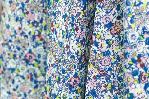 Closeup of pattern on the fabric produced, Backgrounds Stock Photos