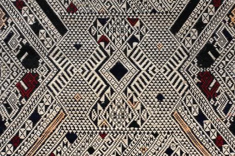 Closeup pattern silk thailand. Stock Photos