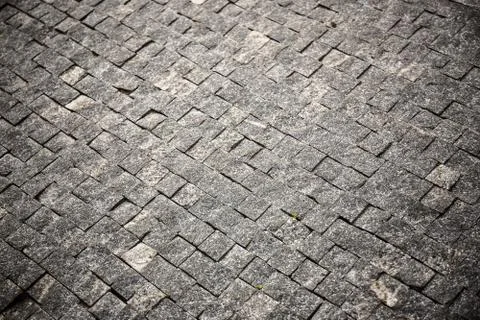 Closeup of the paving stone Stock Photos
