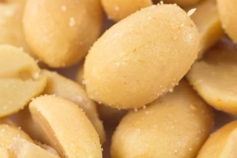 Closeup peanuts Stock Photos