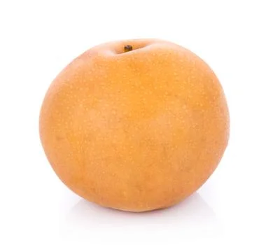 Closeup pear on white background Foto stock