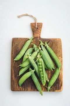 Closeup of peas Stock Photos