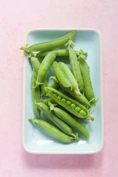 Closeup of peas Foto stock