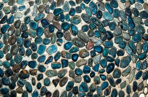 The closeup of pebble background Stock Photos