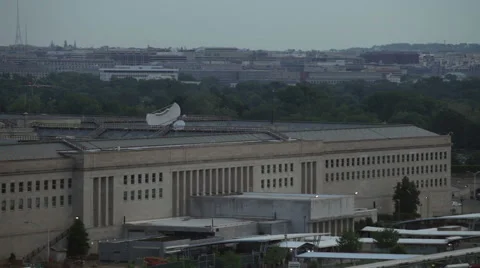 Closeup of the Pentagon in Washington DC Stock Footage 63291821