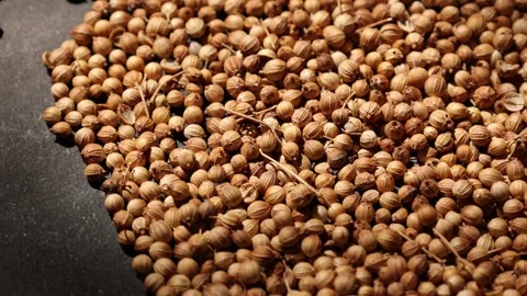Closeup of peppercorns on backdrop Video stock 302535996