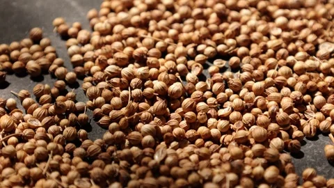Closeup of peppercorns on backdrop Video stock 302536136