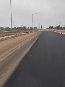 Closeup of Peripheral Ring Road Construction at Kadabagere Cross, Magadi Road Fotos Stock