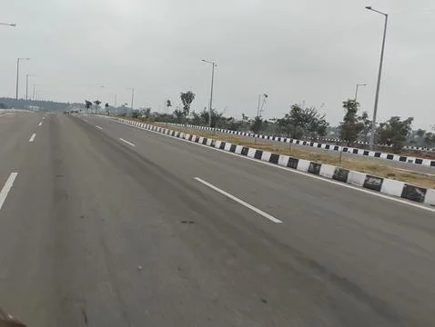 Closeup of Peripheral Ring Road Construction at Kadabagere Cross, Magadi Road Stock Photos