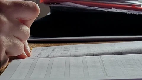 Closeup of a person signing a document. Stock Footage 169395619