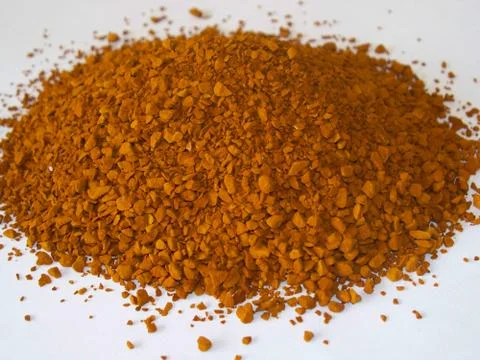 Closeup of a Pile of Coffee on light background Stock Photos