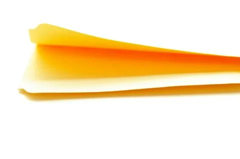 Closeup of a plain folder, on white Stock Photos