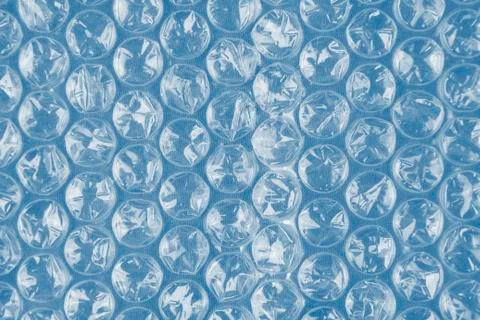 Closeup of plastic bubble wrap Stock Photos