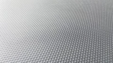 Closeup of the plastic gray mesh surface Stock Photos