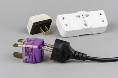 Closeup Plug adapter Stock Photos