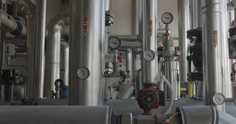 Closeup of pressure gauges 库存影片 79814786