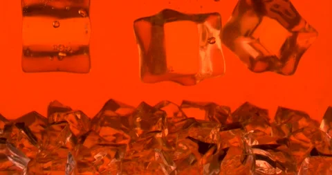 Closeup process of making cool green, black tea. Macro shot of dipping, falli Stock Footage 137112125