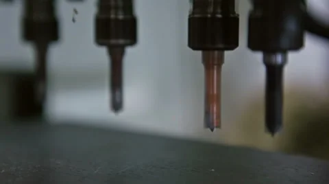 Closeup of Professional working drilling machine. Stock Footage 53559861