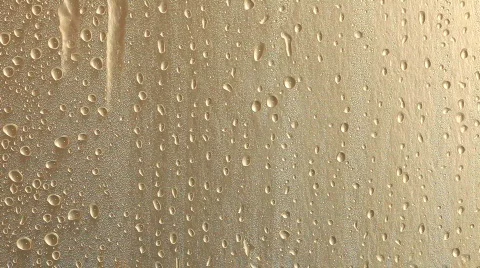 Closeup of rain drops Stockbeeldmateriaal 593153