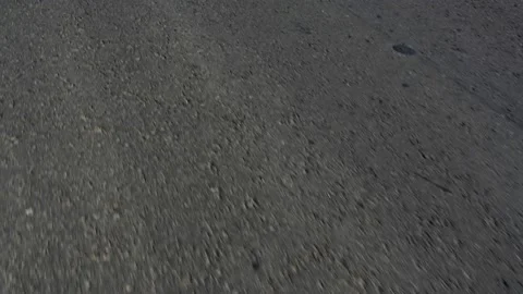 Closeup road markings in motion Stock Footage 131015631