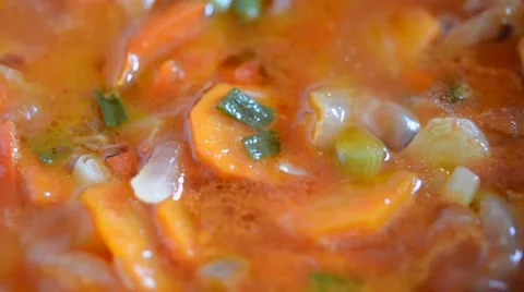 Closeup roasted carrots, vegetables Stock Footage 49093094