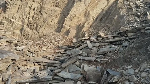 A Closeup of a Rocky Mountain 库存影片 264020000