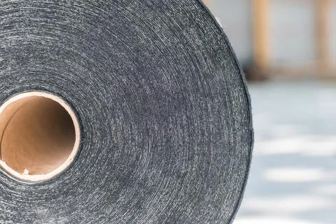 Closeup of a rolled up technical felt Stock Photos