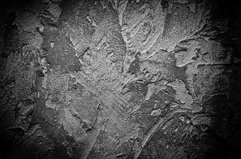 Closeup of rough dark black background Stock Photos