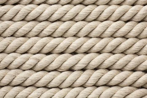 Closeup of a rough rope pattern background Stock Photos