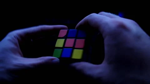 Closeup Of A Rubik's Cube Vídeos de archivo 41313143