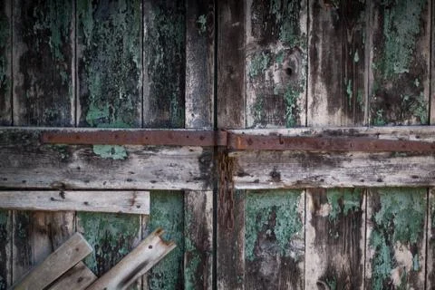 Closeup Rustic Door Stock Photos