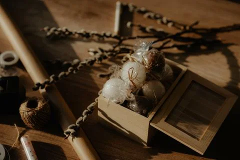 Closeup of rustic elements for creative decors 스톡 사진