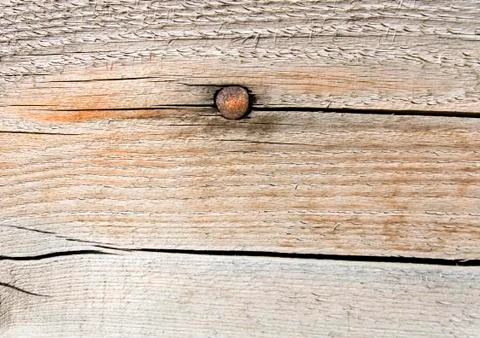 Closeup rusty nail Stock Photos