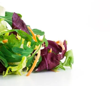 Closeup of Salad Foto stock