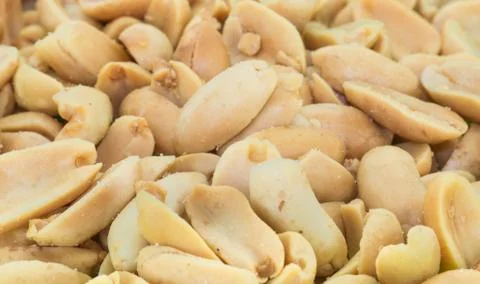 The closeup Salted peanuts Stock-Fotos