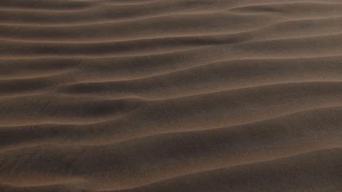 Closeup of sand blowing in slow motion in middle easter desert. Shot in Stock Footage 102062571