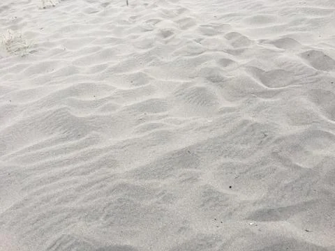 Closeup of sand pattern of a beach in the summer Foto stock