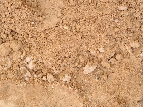 Closeup Sand Texture , Bulding Material for Construction in Thailand. Stock Photos