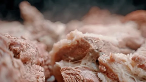 Closeup of sauce beef Video stock 272213283