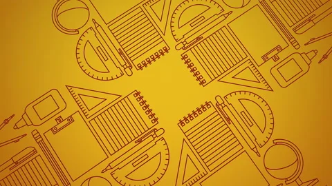 Closeup school elements Stock Footage 169725680