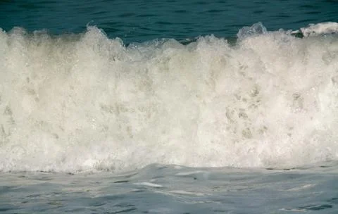 Closeup of the sea wave Stock Photos