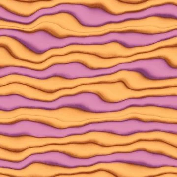 Closeup seamless abstract texture of sand. Repeatable wave pattern Stock Illustration
