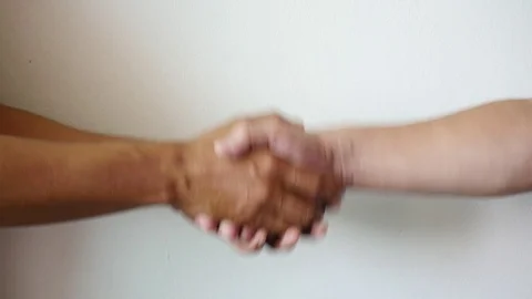 Closeup of shaking hands Stock Footage 105885509