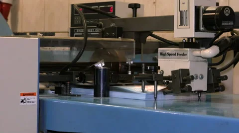 Closeup of sheet feeder Stock Footage 65500329