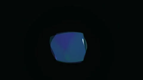 Closeup of shiny blue opal stones. Video stock 334866426