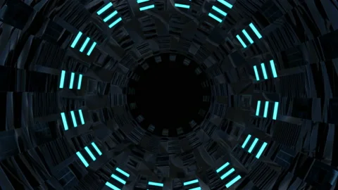 Closeup shiny modern corridor design. high resolution for introduction project. Stock Footage 152726802