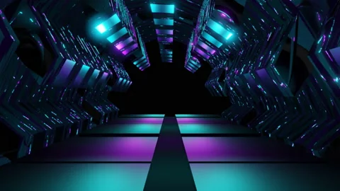 Closeup shiny modern corridor design. high resolution for introduction project. Stock Footage 152770591