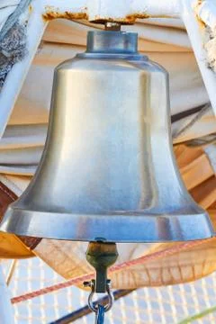 Closeup ship bell Stock Photos