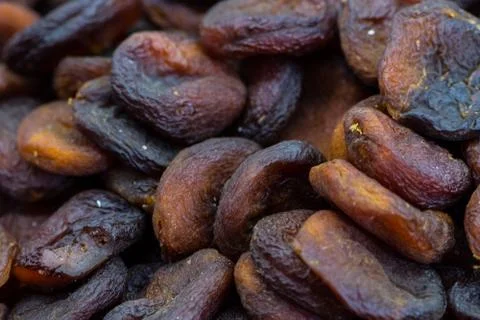Closeup shoot of the dry figs Stock Photos